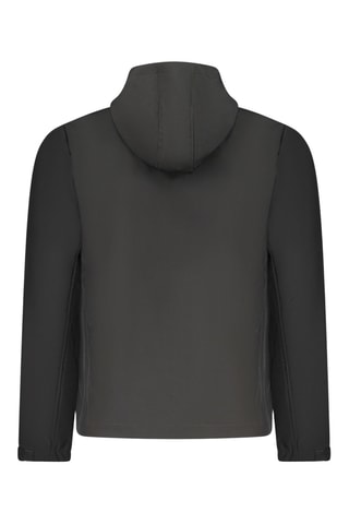 Casaco com capuz Softshell - Preto e branco