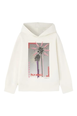 Sweat à capuche - Ecru