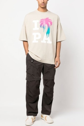 T-shirt loose - Beige