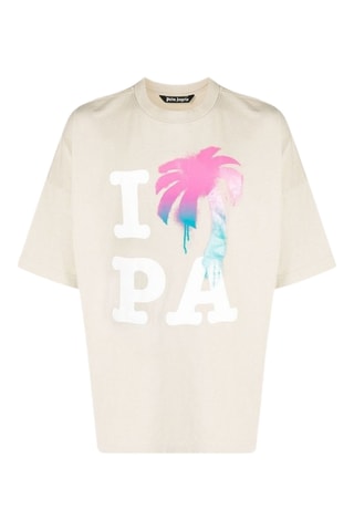 T-shirt loose - Beige