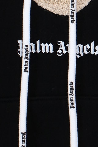 Sweat à capuche en laine - Noir