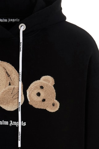 Sweat à capuche en laine - Noir