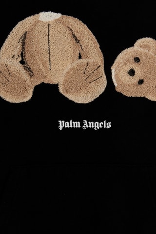 Sweat à capuche en laine - Noir