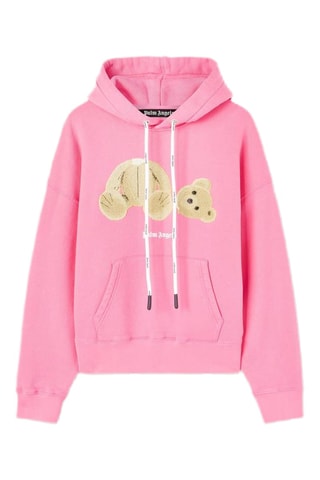 Sweat à capuche en laine - Rose