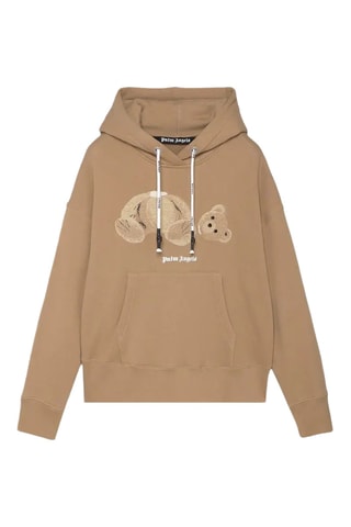 Sweat à capuche en laine - Marron