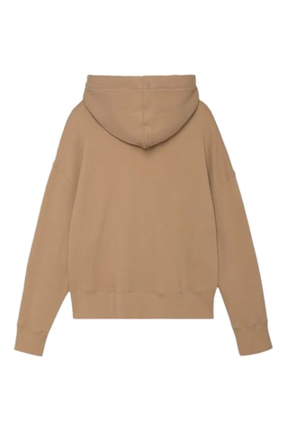 Sweat à capuche en laine - Marron