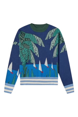 Pull en laine - Bleu marine