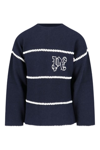 Pull en laine - Bleu marine