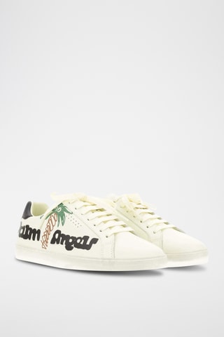 Baskets en cuir - Ecru