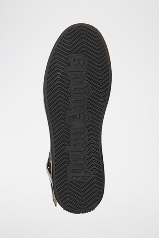 Baskets montantes en cuir - Noir