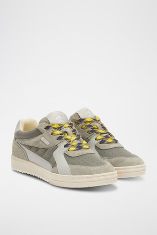 Baskets en cuir - Kaki