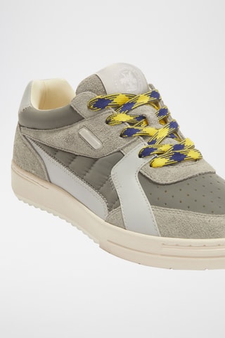 Baskets en cuir - Kaki