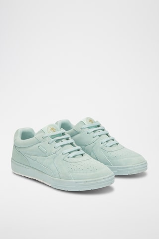 Baskets en nubuck - Turquoise