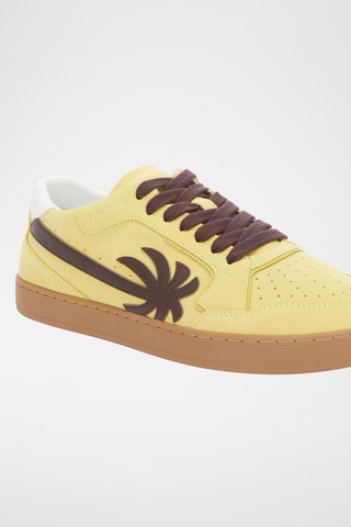 Baskets en cuir - Jaune