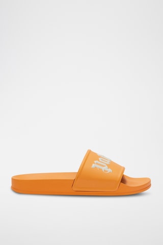 Mules - Orange et blanc