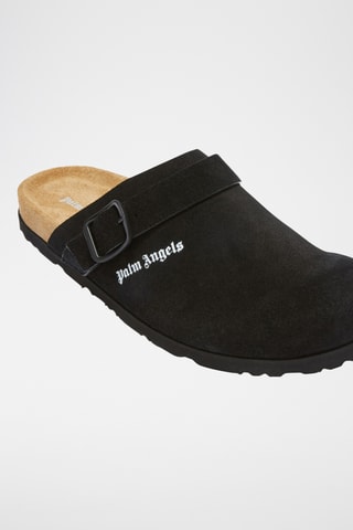 Nubuck Clogs - Zwart