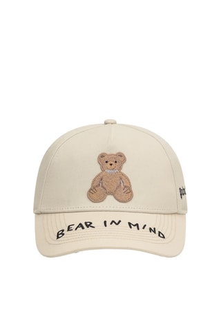 Casquette - Ecru et marron clair