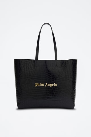 Cabas en cuir de veau - Noir