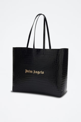 Cabas en cuir de veau - Noir