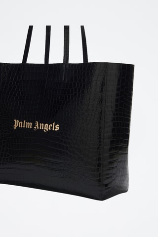 Cabas en cuir de veau - Noir