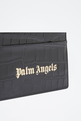 Porte-cartes en cuir - Noir et doré