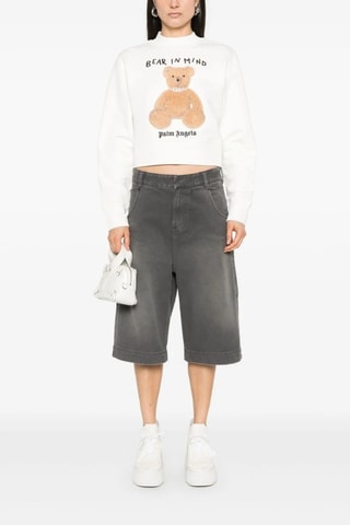 Sweat - Blanc et marron