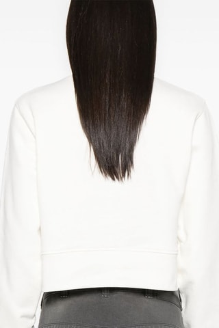 Sweat - Blanc et marron