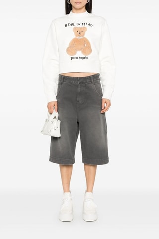 Sweat - Blanc et marron