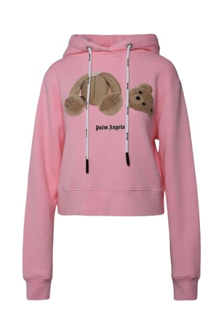 Sweat à capuche - Rose et marron