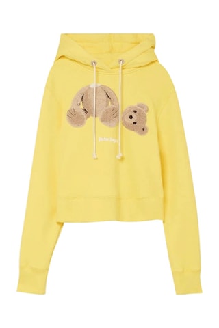 Sweat à capuche - Jaune et marron