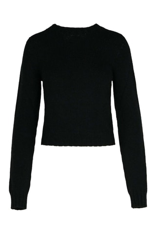 Pull en mérinos et cachemire - Noir