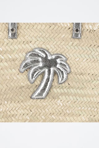 Cabas - Beige et argenté