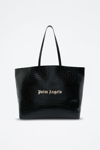 Cabas en cuir de veau - Noir