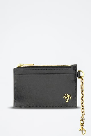 Porte-cartes en cuir - Noir