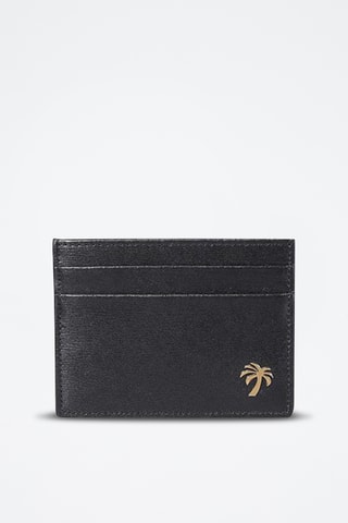 Porte-cartes en cuir - Noir