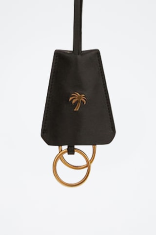 Porte-clés en cuir - Noir