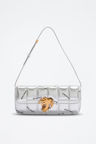 Sac bandoulière en cuir d’ovin - Argenté