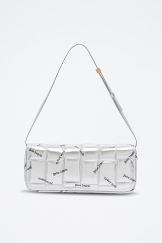 Sac bandoulière en cuir d’ovin - Argenté