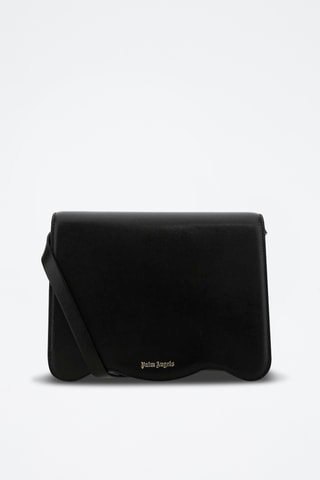 Sac bandoulière en cuir - Noir