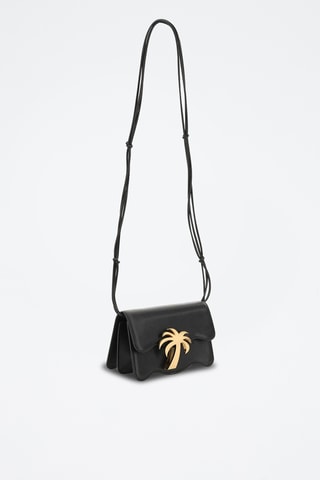 Sac bandoulière en cuir - Noir
