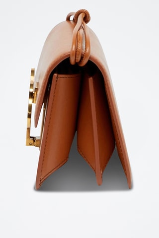 Sac bandoulière en cuir - Marron