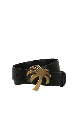 Ceinture en cuir de veau - Noir