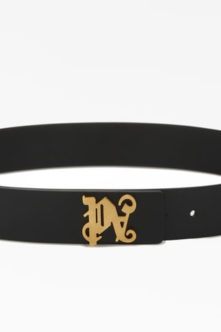 Ceinture en cuir - Noir