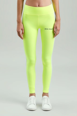 Legging taille haute - Vert fluo et noir