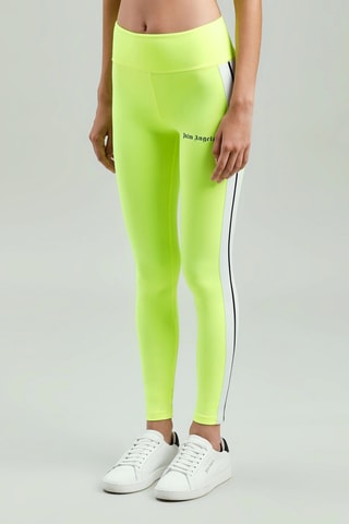 Legging taille haute - Vert fluo et noir
