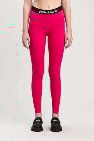 Legging taille haute - Fuchsia et noir