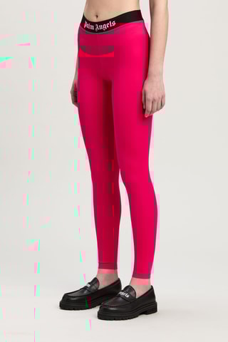 Legging taille haute - Fuchsia et noir
