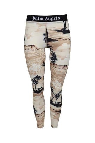 Legging taille haute - Beige et noir