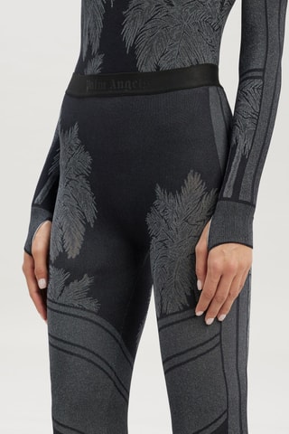 Legging de ski taille haute - Noir