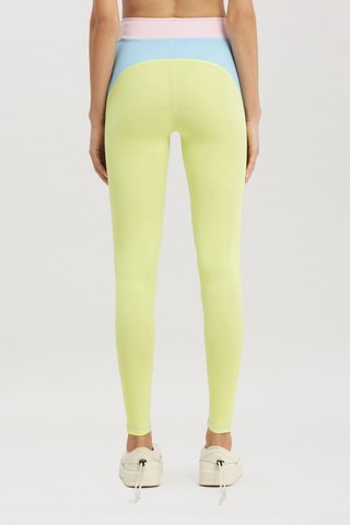 Legging d’entrainement taille haute - Ciel et rose poudré